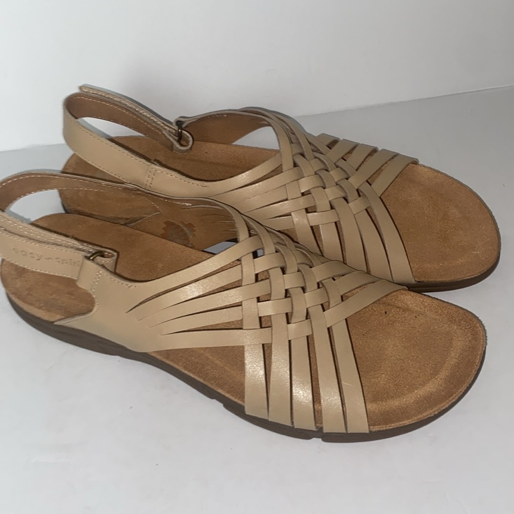 Easy spirt Comfort Woven Slingback Sandal - Beige - Picture 6 of 7